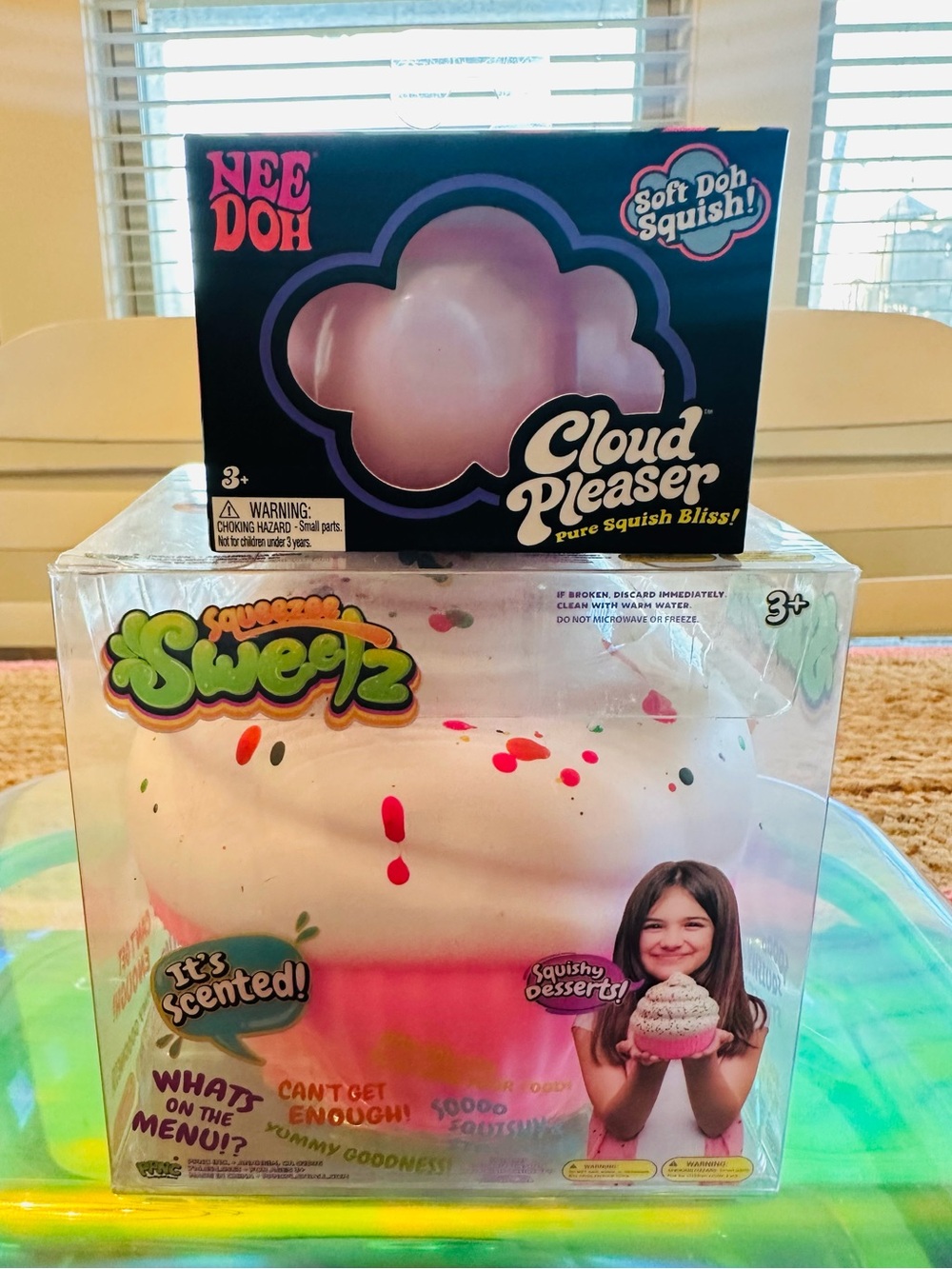 🩷☁️🧁🩷 Birthday Bundle!!! Viral NeeDoh Cloud and Five below Pink Sprinkle Cupcake